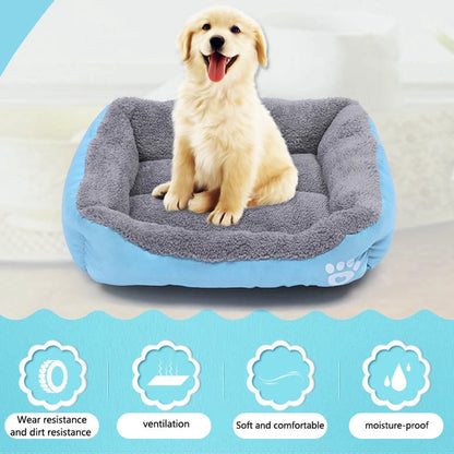 Small Dog Winter Warmth Bed - Cozy Pet Sleeping Solution and Supplies