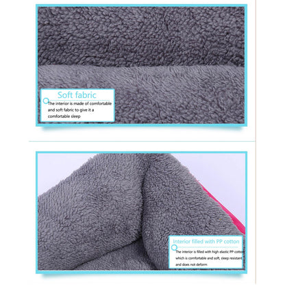 Small Dog Winter Warmth Bed - Cozy Pet Sleeping Solution and Supplies
