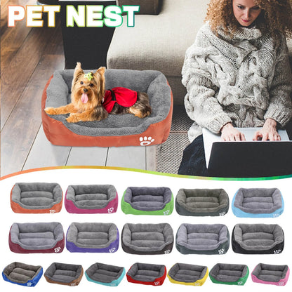 Small Dog Winter Warmth Bed - Cozy Pet Sleeping Solution and Supplies