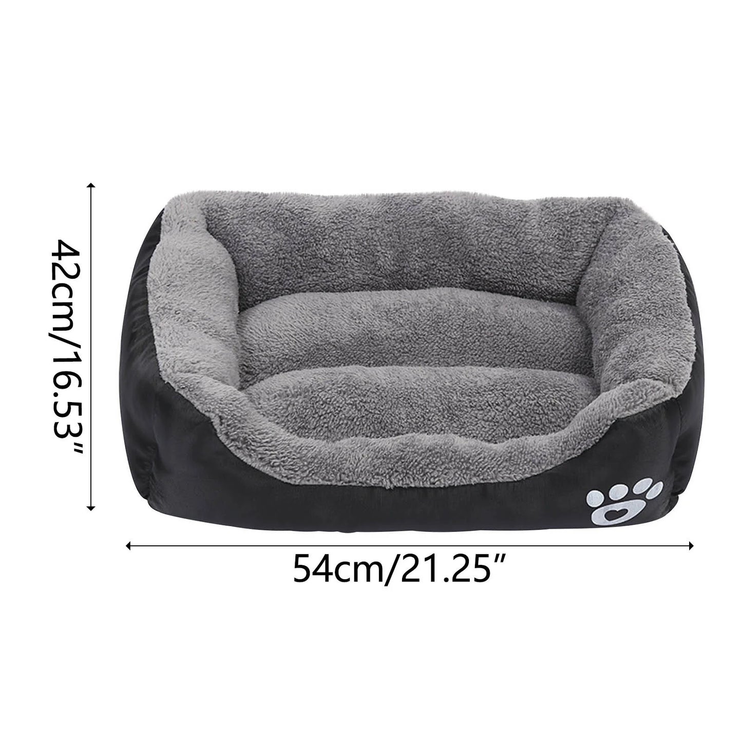 Small Dog Winter Warmth Bed - Cozy Pet Sleeping Solution and Supplies